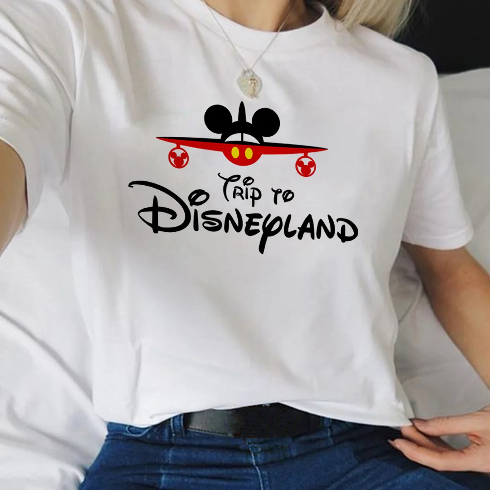 

Футболка Disneyland Paris 30th, женские летние топы 2022 в стиле Харадзюку с Микки Маусом, французская модная женская рубашка Disney, женская футболка