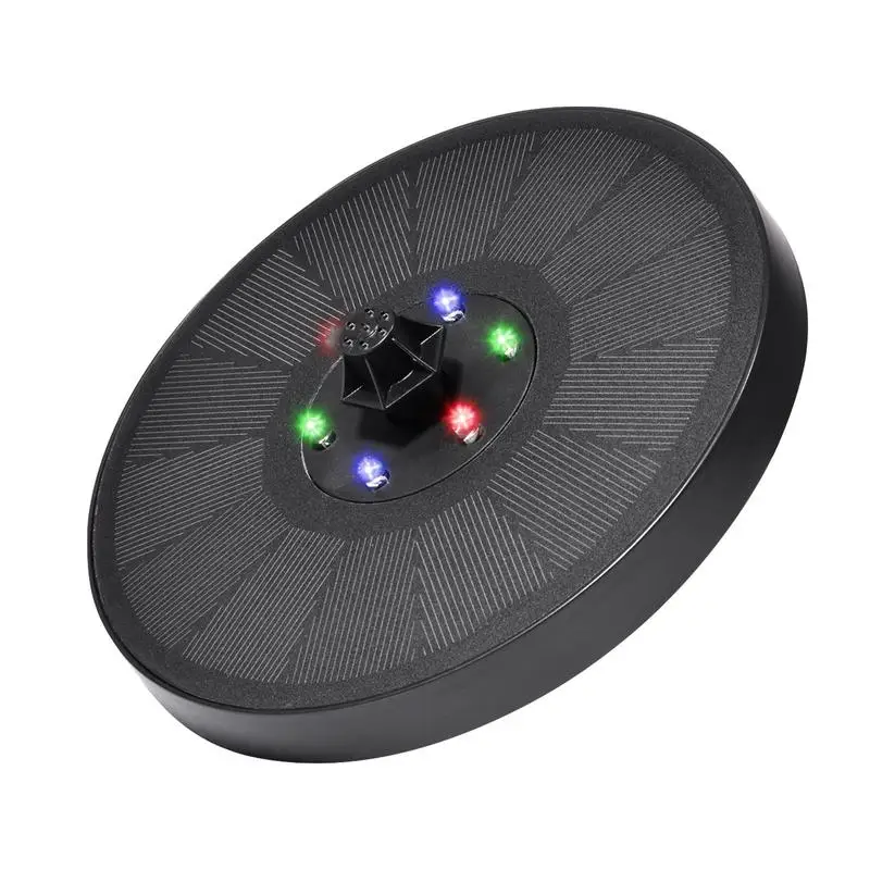 

Solar Fountain Pumps Solar Pool Fountain With Lights 3W Water Fountains Pumps For Garden Ponds Pools Aquarium 4 Anti-Collision