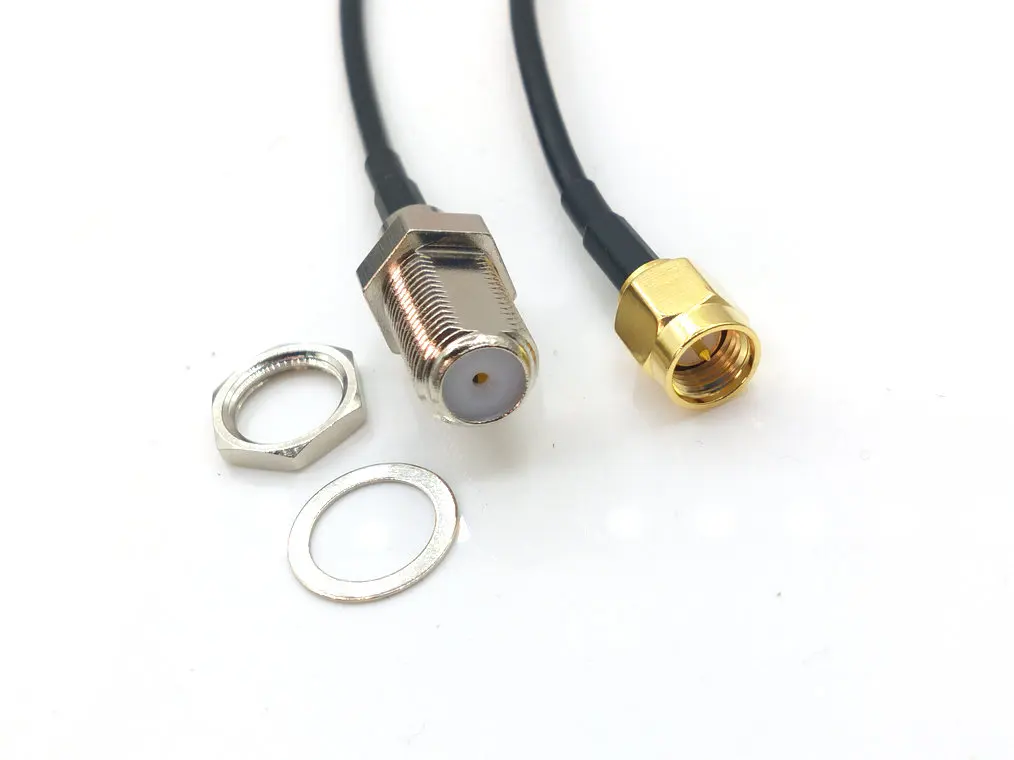 

Кабельные адаптеры ZHTCRJ SMA male to F female RG174 100 шт.
