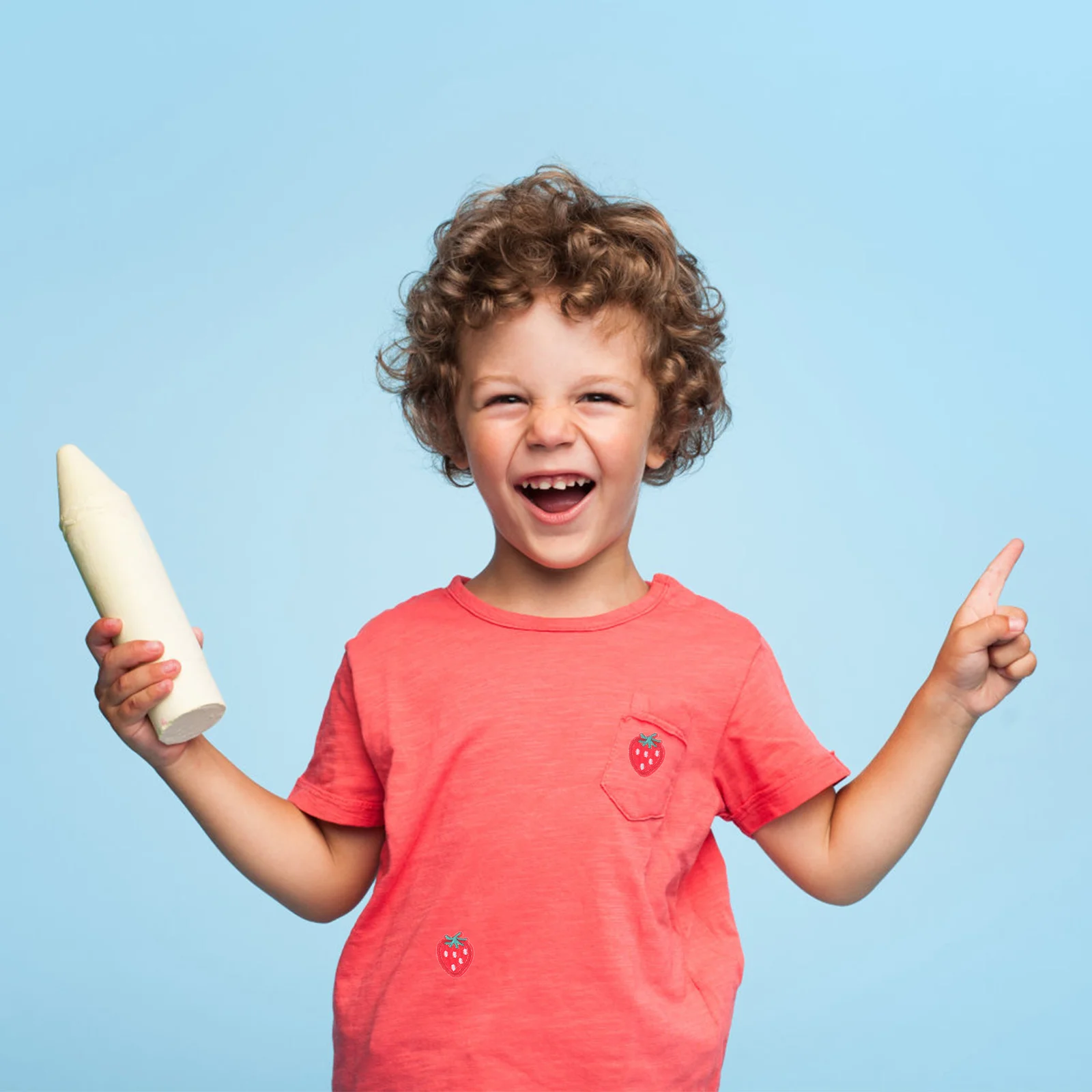 20 шт. нашивки с вышивкой клубники семена ромашки цветы железная одежда нетканая