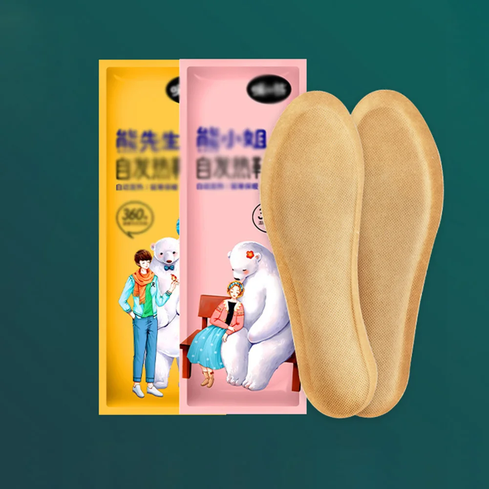 5pairs Self Heated Thermal Insoles For Feet Warm Memory Foam Massage Insoles For Shoes Unisex Winter Sport Feet Care Shoes Pads