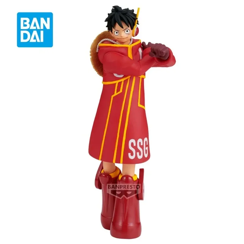 Фото Оригинальная фигурка Bandai One Piece The Shukko Monkey D. Luffy Ver.EGGHEAD 14 см, экшн-фигурка, модель из ПВХ, коллекционные украшения, фигурка №3