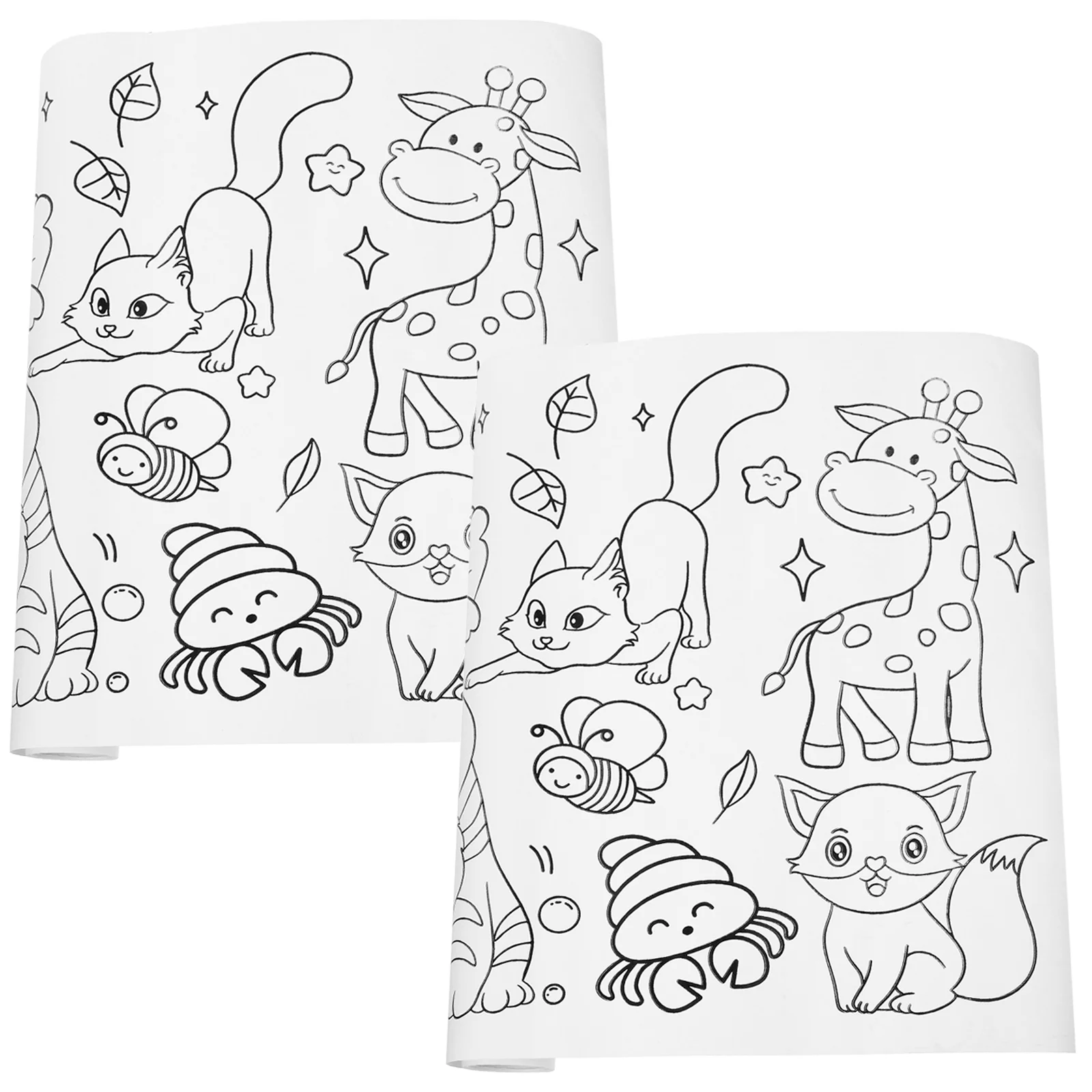 

Children's Graffiti Scroll Large Drawing Paper Coloring Painting Poster Papers Wall Kids