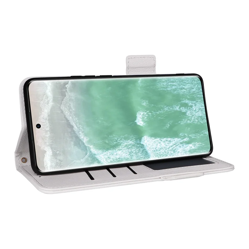 Чехол-бумажник с рисунком личи для OPPO Reno 11 5G глобальной боковой пряжкой Reno11 чехол