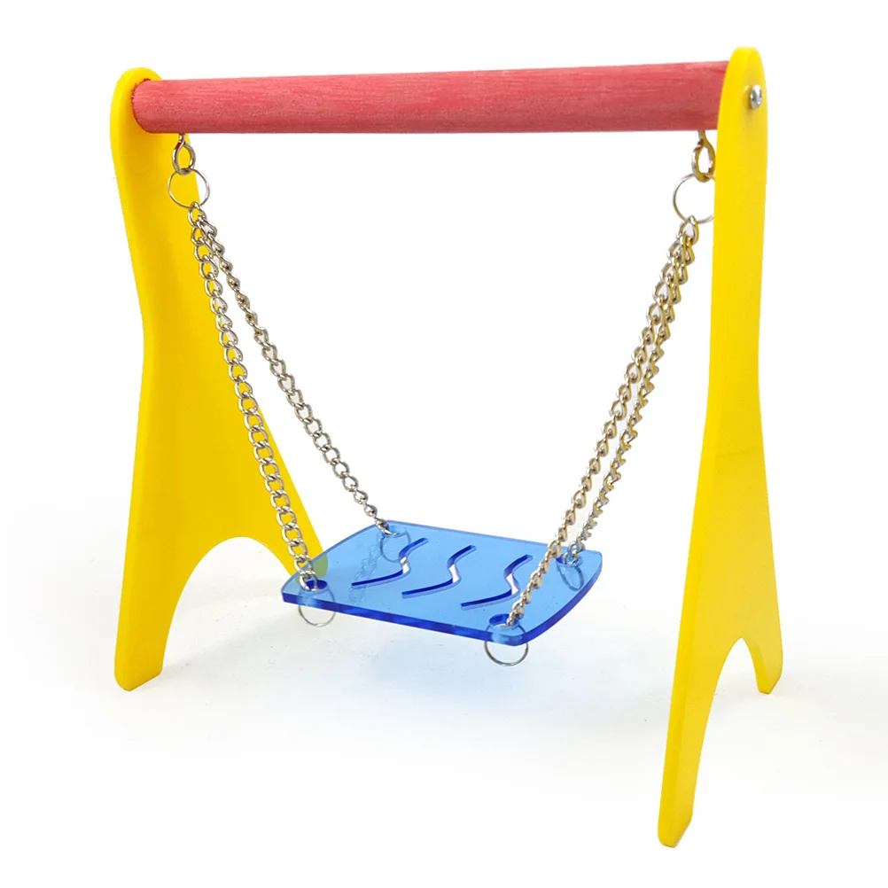 Игрушка-качели игровая площадка для птиц игрушки попугаев хомяков домашних