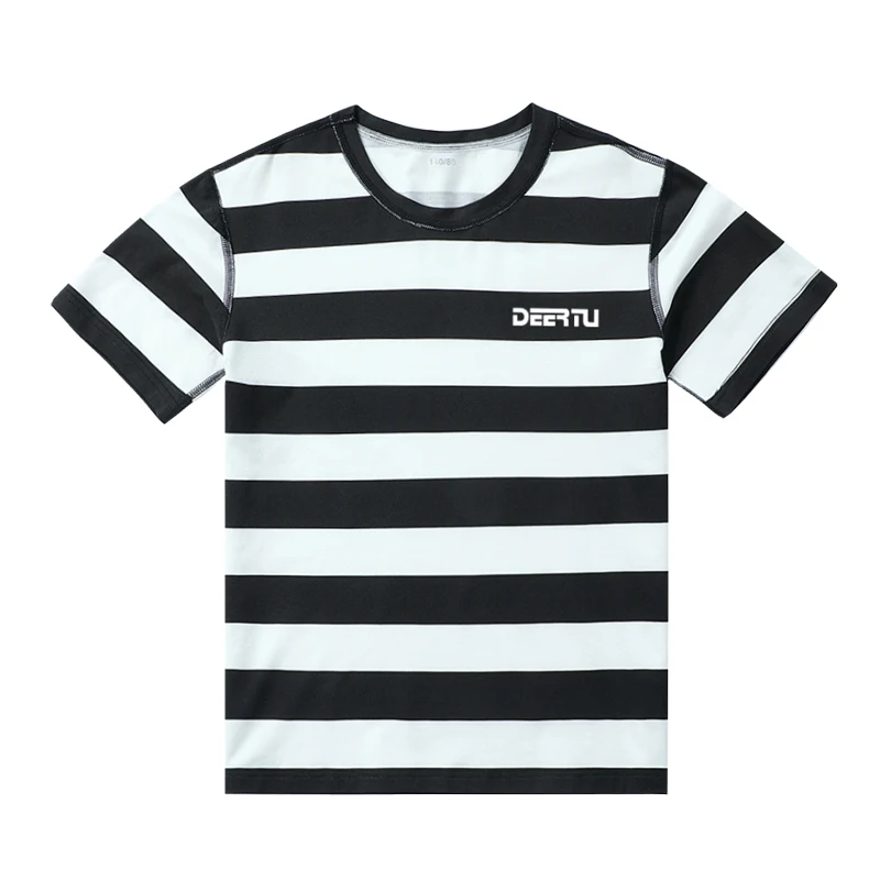 

New Summer Teen Boys Clothes 2022 Classic Striped Shirts for Teenage Girls & Boys Cotton Children Tops Tees 12+y