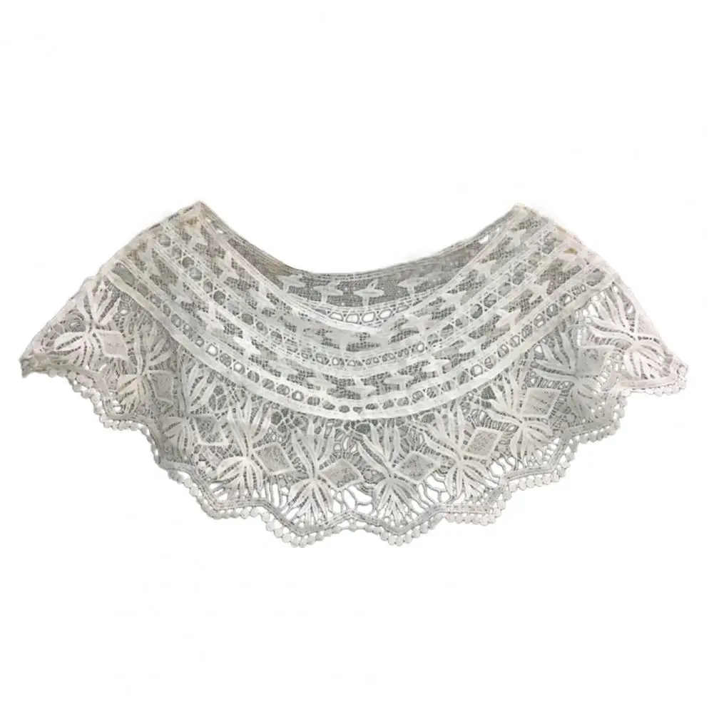 

Hollow Crochet Lace Evening Cape Shell Pattern Pullover Shawl Wrap Tassels Decor Summer Dress Cape Fashion Accessories