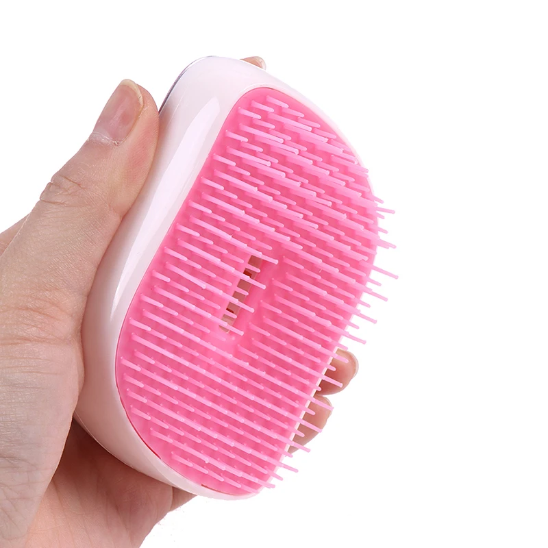 

1pc Hair Brush Women Palm Comb Detangling Massage Anti Static Haircare Scalp Massage Portable Reduce Hair Loss Cute