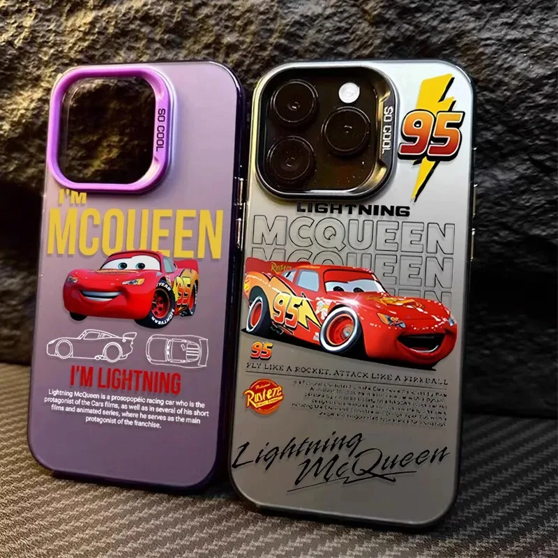 Фото Чехол для телефона Cars Lightning M-McQueen для Xiaomi Redmi 15 15C 14C 13C 12C 13 12 10 A1 A2 A3 A5 9T 9A K60 K40 4G 5G, матовый, с защитой от падения №1