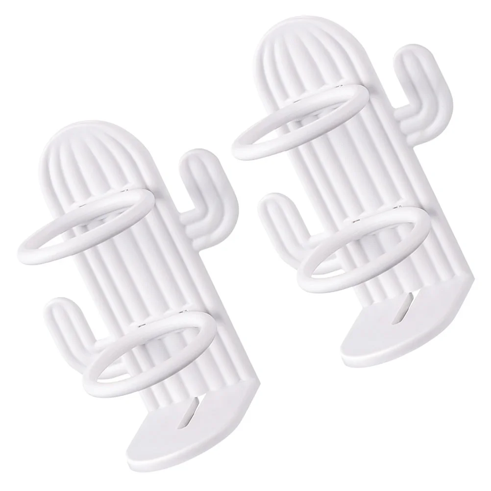 

2 Pcs Electric Tooth Brush Adhesive Wall Organizer Shaver Wall Holder Bathroom Organizer Electric Shaver Holder