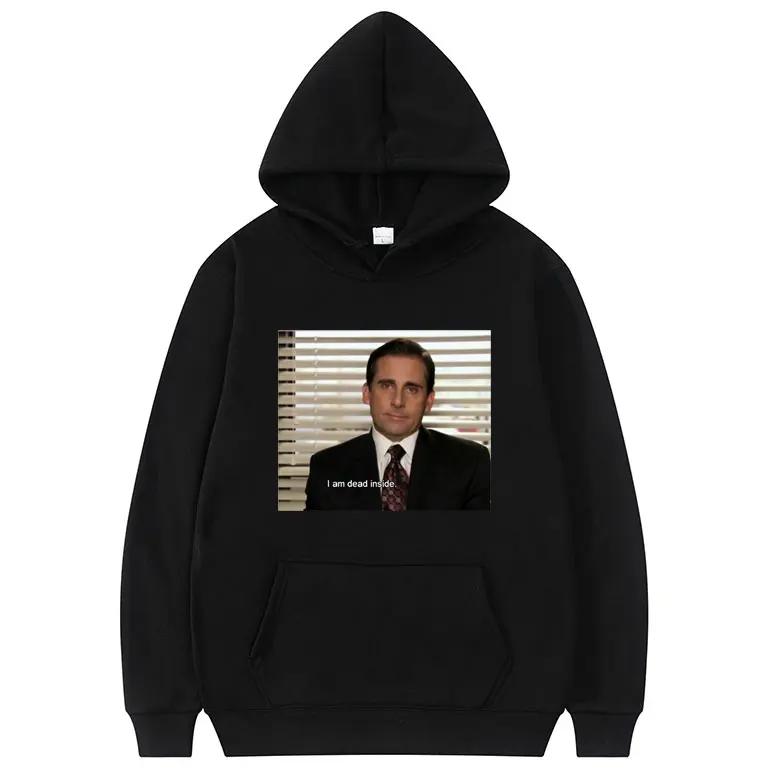 

Michael Scott Homage The Office Men Hoodie Tv Series Dwight SchruteJim Halpert Hoodies Cotton Sweatshirt Tops Plus Size Clothes