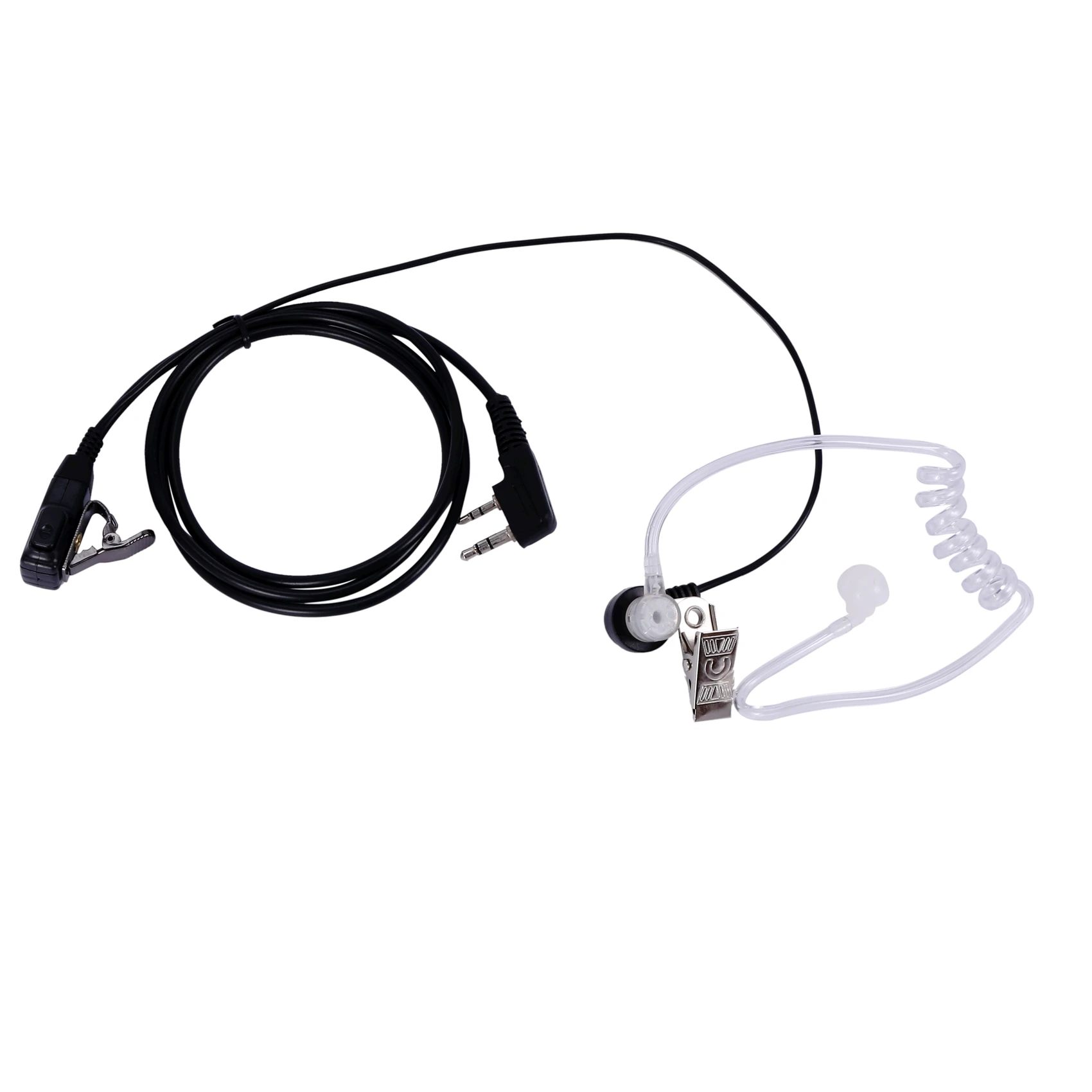 

2 Pin Covert Acoustic Air Tube Mic Microphone Earphone Earbud Headset Earpiece Headphone For Kenwood Baofeng Walkie Talkie Radio