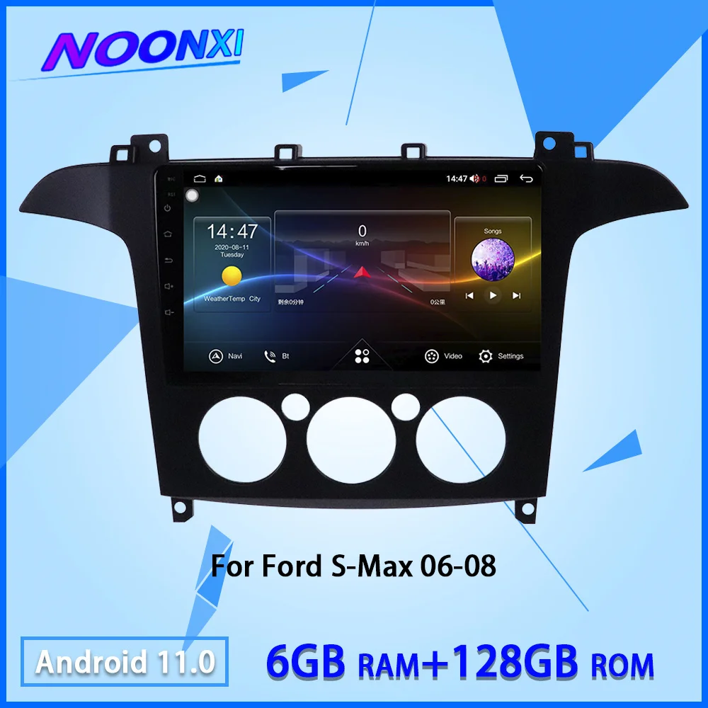 

2 Din Android 10.0 6G+128GB For Ford S Max S-MAX 2007-2015 Radio Car Multimedia Player Auto GPS Navigation Head Unit DSP Carplay