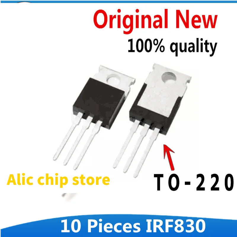 

10 шт. транзистор IRF830 TO-220 IRF830PBF TO220 Power MOSFET