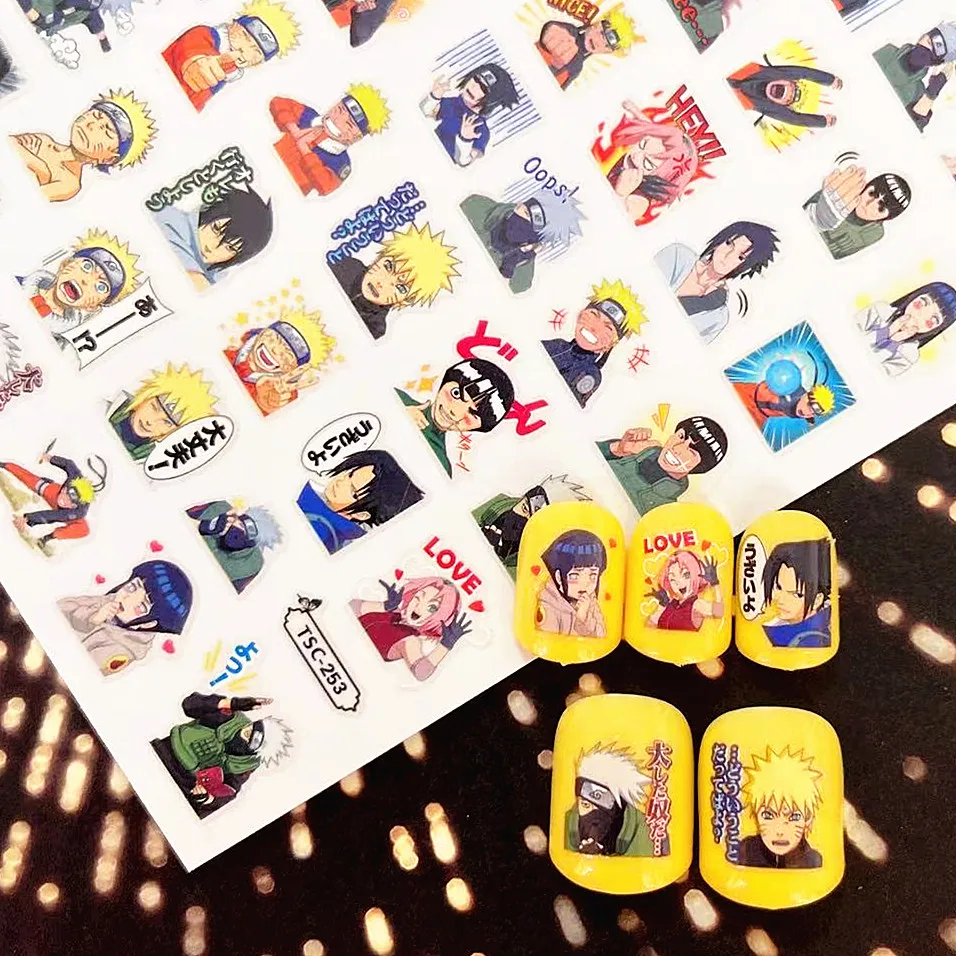 

TSC-253 Anime Cartoon 3d Nail Art Stickers Decal Template Diy Nail Tool Decorations Slider