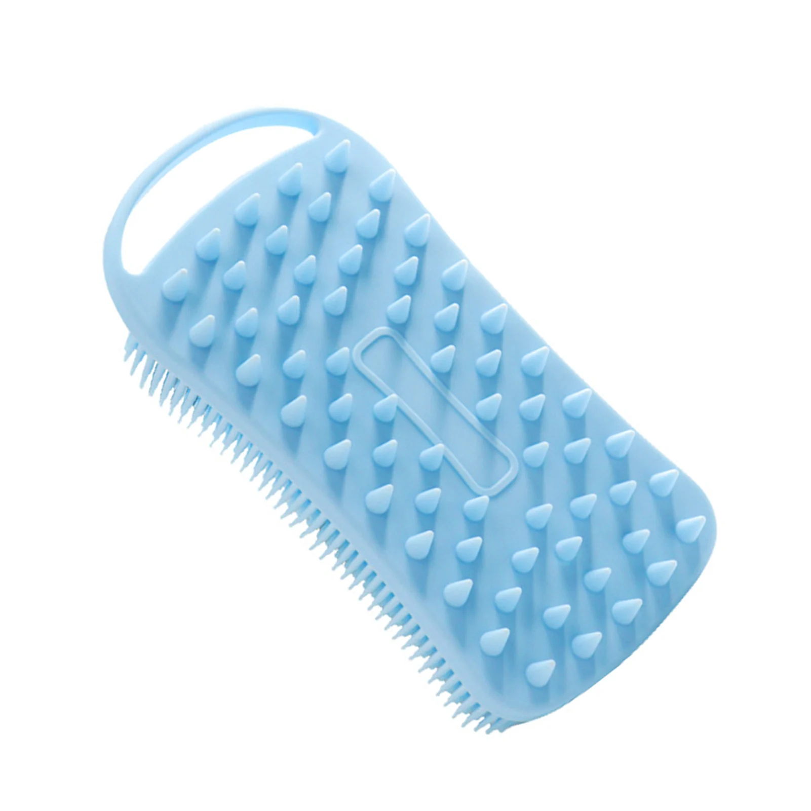 

Easy Clean Exfoliating Non Slip Double Sided Scalp Massage For Shower Shampoo Brush Back Skin Care Body Scrubber Soft Silicone