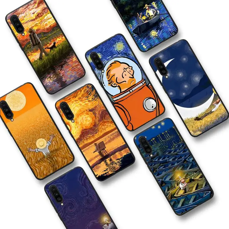 

Van Gogh Starry Sky Art Phone Case For Xiaomi 9 mi8 F1 9SE 10lite note10lite Mi8lite xiaomi mi 5x