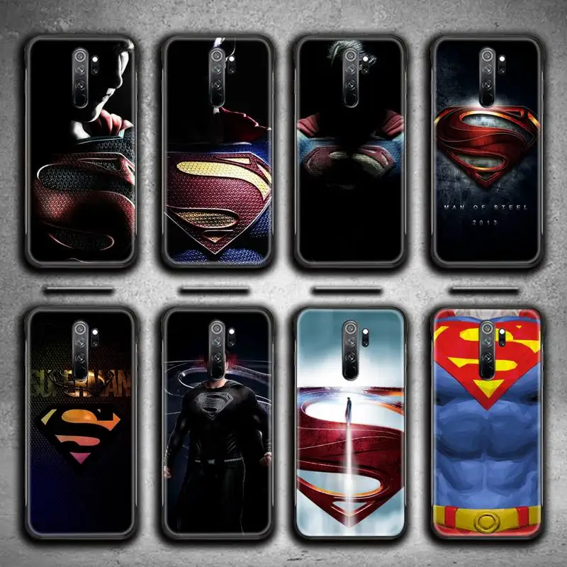 

superman Phone Case for Redmi 9A 9 8A Note 11 10 9 8 8T Pro Max K20 K30 K40 Pro