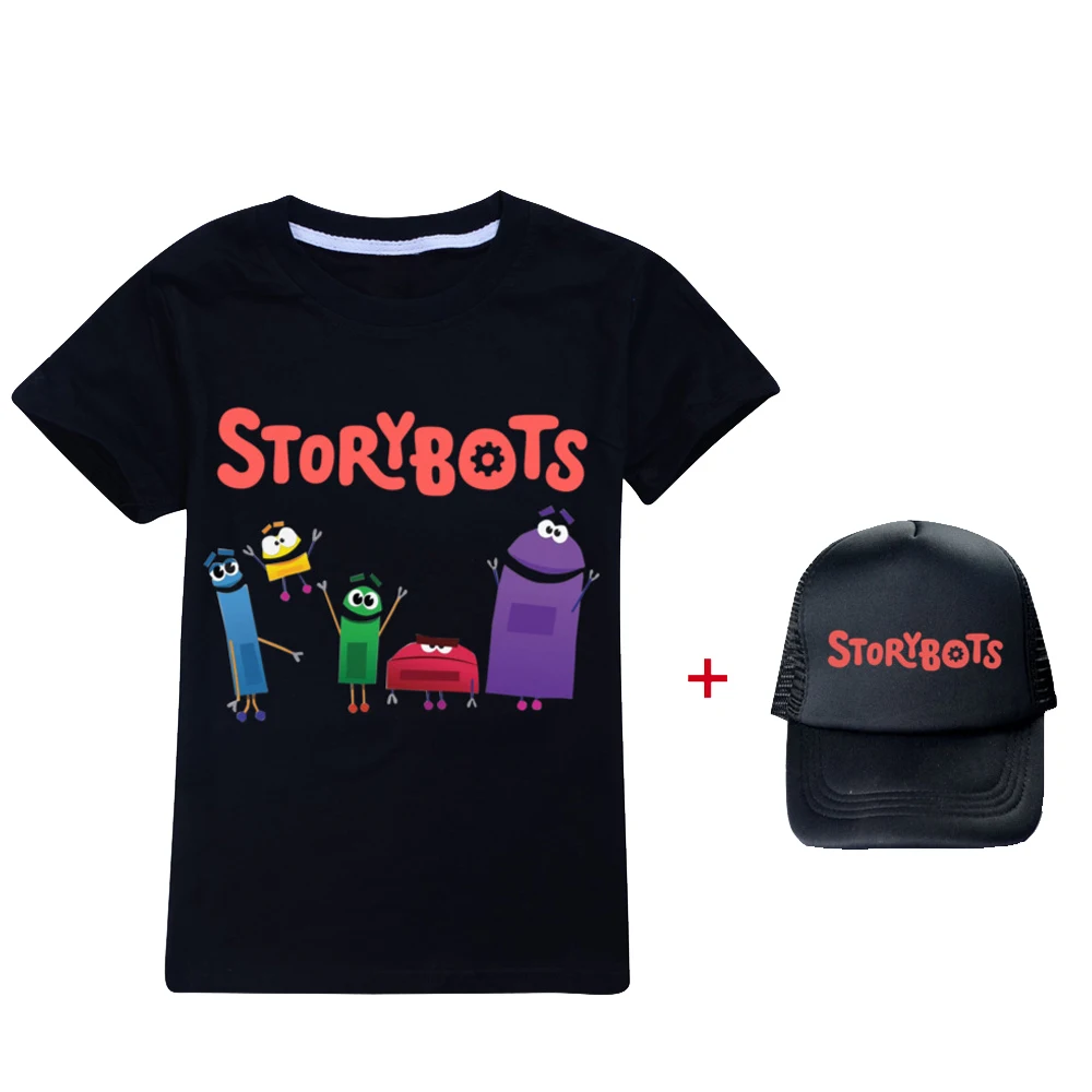 

storybots 3D Prints Children T-shirts Fashion Summer Short Sleeve Tshirt Hot Sale super songs Kids Casual Streetwear Clothes