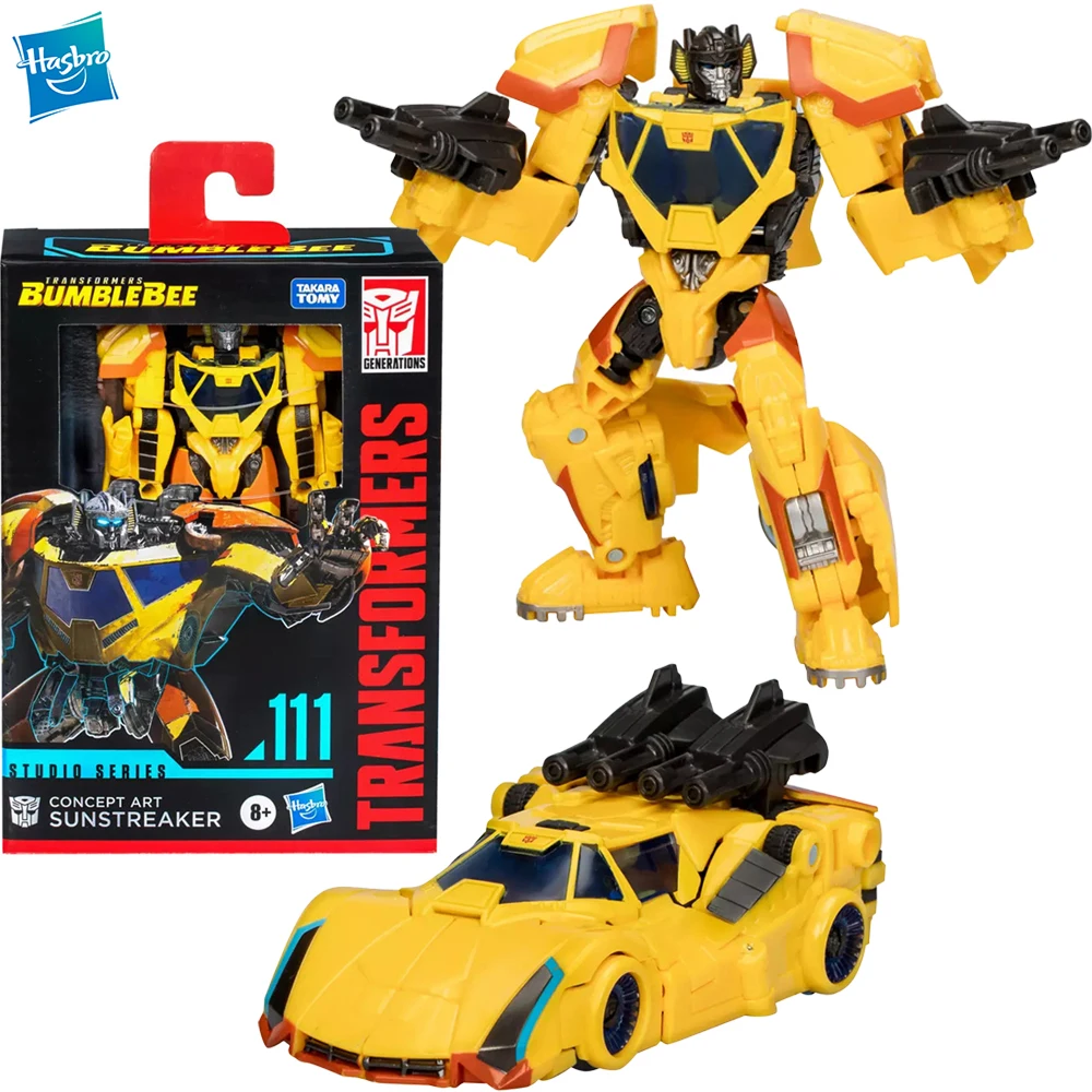 [В наличии] Трансформеры Hasbro серии Studio Deluxe: Bumblebee 111 Concept Art Sunstreaker 4 5 дюйма (11 см) F8757