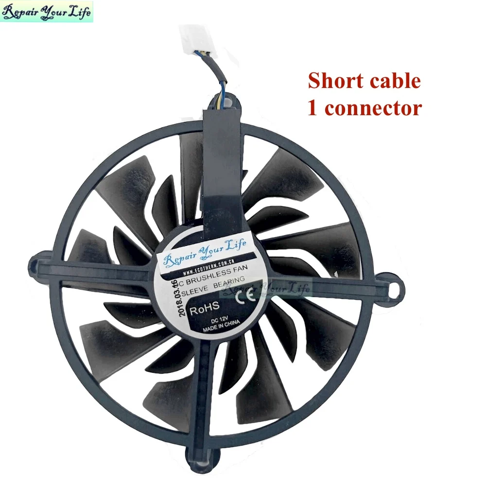 Кулер для графической карты компьютера 86 мм Охлаждающие вентиляторы