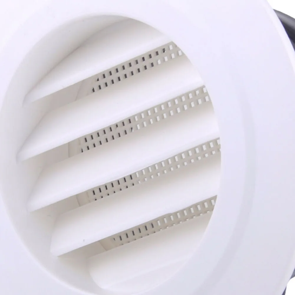 

ABS Ceiling Wall Air Ventilation Cover Inclined Louver Exhaust Vent Grille Louver 75/100/125/150/200mm Kitchen Bath Air Outlet