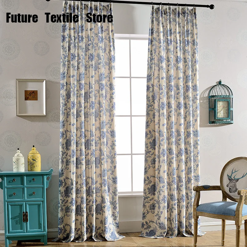 

[Datang Tsing Yi]curtain for Living Room Bedroom Curtains Modern Minimalist Feel Good Delicate Cotton Printed Curtains