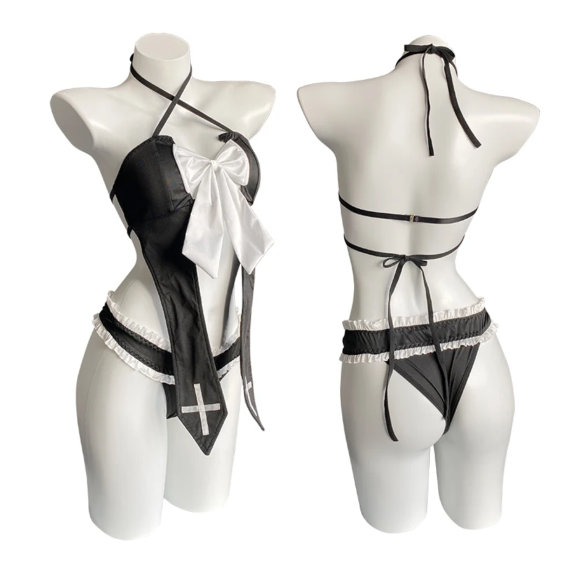 Соблазнительное нижнее белье костюм монахини милая эротическая Униформа
