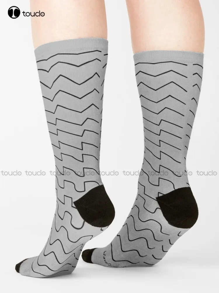

Synthesizer Waveforms Socks Girls Crew Socks Street Skateboard Socks Unisex Adult Teen Youth Socks Hd High Quality Custom Gift
