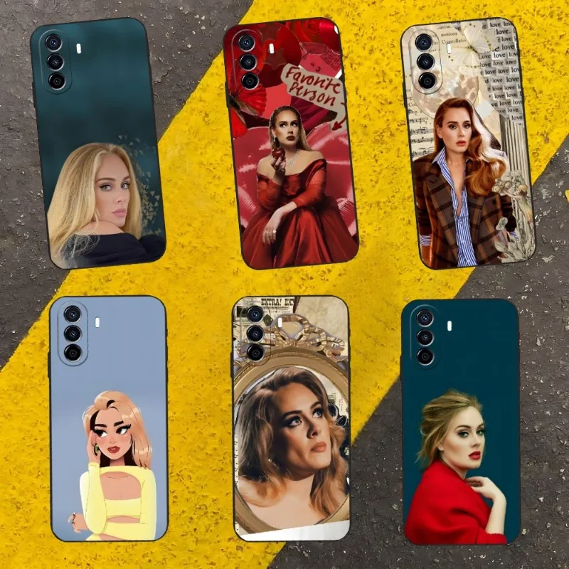

Чехол для телефона Adele Adkins для Huawei P30 P50 P40 Mate50 Mate40 Mate30 NOVA10 NOVA9 NOVA8 Pro Plus, черный мягкий чехол