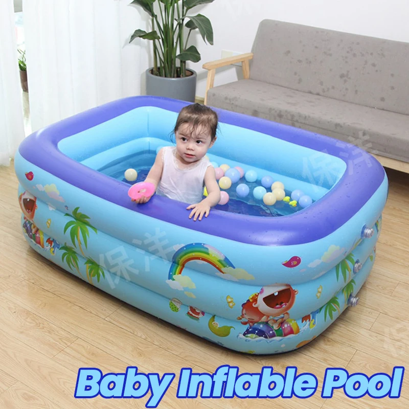 

Baby Inflatable Swimming Pool Home Bathtub for Toddler Infant Bathing Tub Summer Water Games Ball Pits for Kids