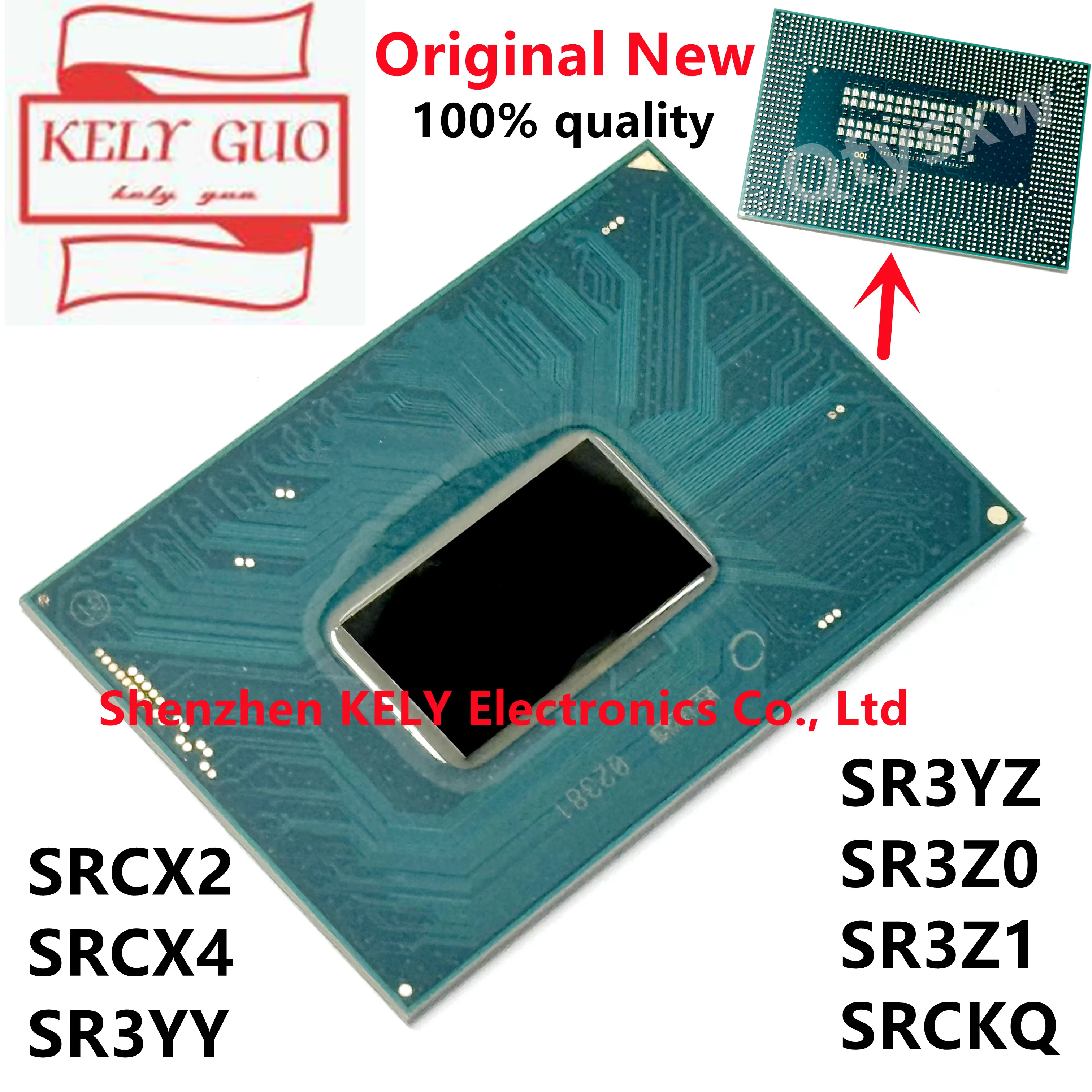 100% новый SRCX2 I7-8700B SRCX4 I5-8400B SR3YY I7-8750H SR3YZ I7-8850H SR3Z0 I5-8300H SR3Z1 I5-8400H SRCKQ BGA чипсет