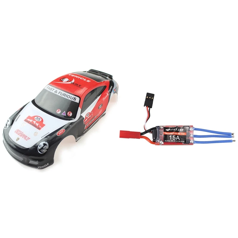 

RC Car Shell Body Remote Control Toy Spare Parts With 15A 2S 7.4V Controller Brushless ESC Forward And Backward Brake