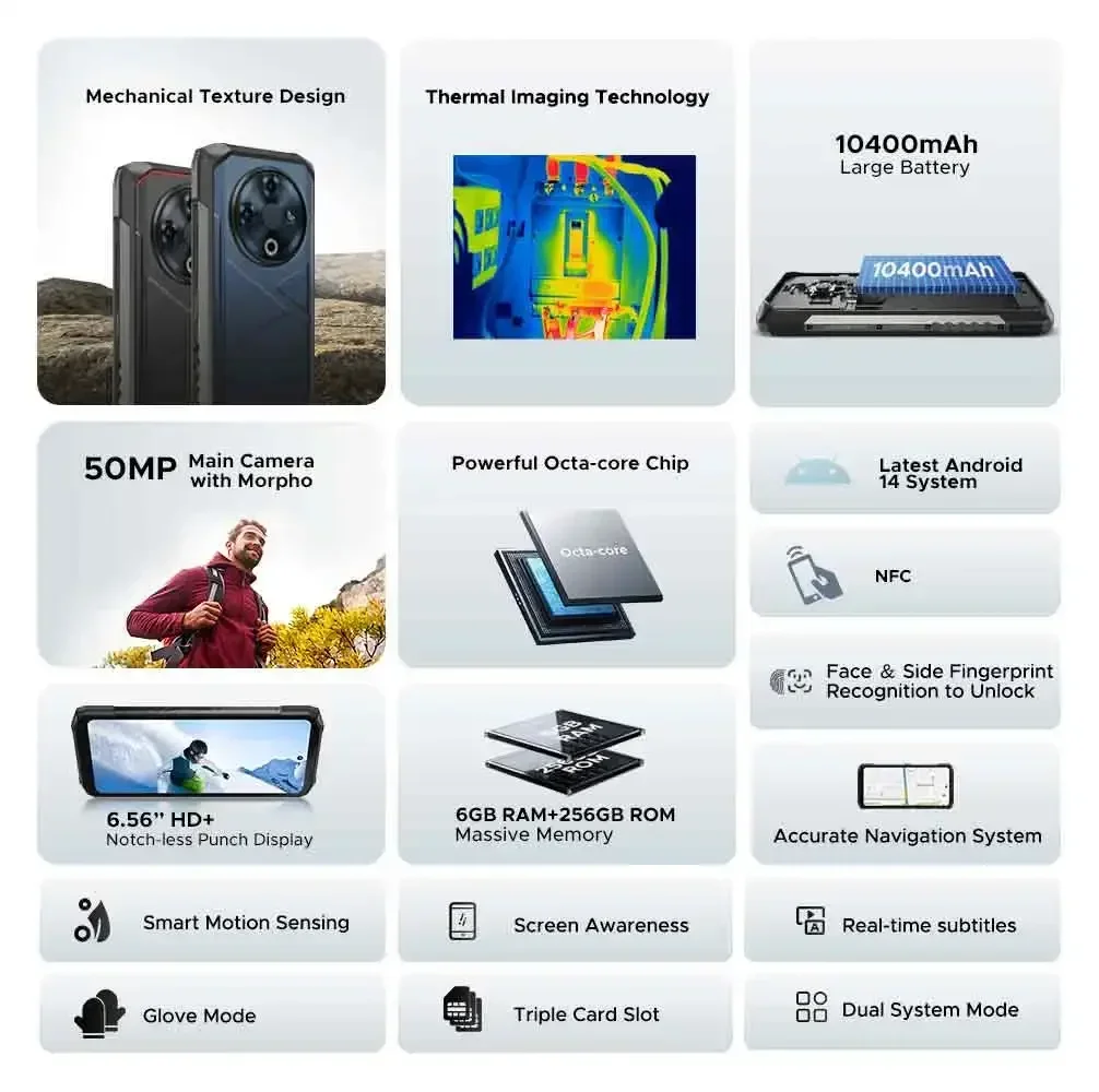 Смартфон Doogee Fire 6 6/256ГБ global