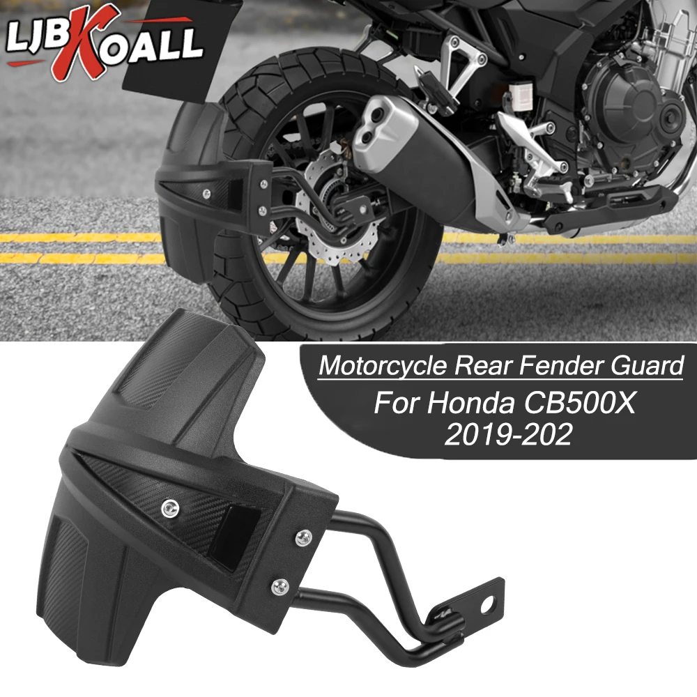 

Motorcycle Rear Tire Wheel Side Mount Fender Mudguard Hugger Flap Splash Mud Guard For Honda CB500X CB 500X 2019-2023 2021 2020