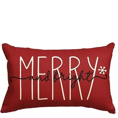 Цвет жизни, Рождество, благословение, Санта-Снеговик, наволочка для зимнего праздника, декоративная наволочка для дивана на талии 30X50 см