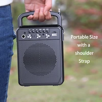 portable speaker karaoke fm radio bass boombox waterproof outdoor usb speakers support aux music subwoofer loudspeaker
