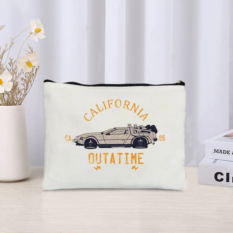 Калифорния Outatime Racing узор сумка женская винтажная ретро косметичка мужской пенал