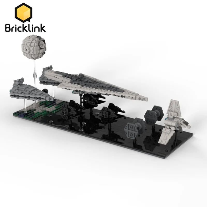

Конструктор Bricklink Звездный фильм эпизод 6 открытая сцена: имперский Звездный Флот Разрушители галстук перехватчик Deathstar игрушки подарок