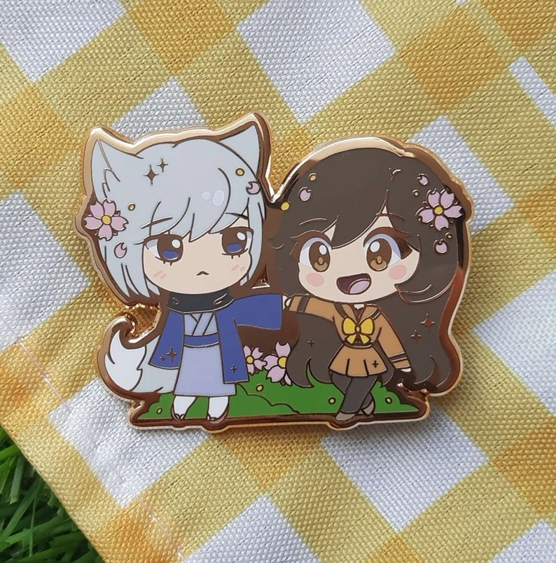 Камисама Чиби Sweet Love Duos Shoujo Аниме Эмалированные булавки