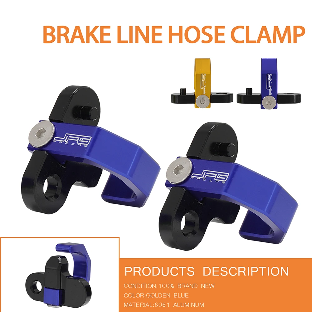 

Motorcycle CNC Brake Line Hose Snap Clamp For Suzuki RM125 RM250 RMZ250 DRZ250 DRZ400 E S SM RMZ450 DL650 DR650SE DL1000