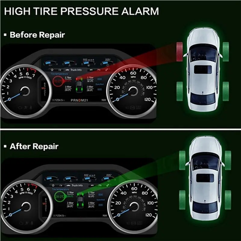 Фото 40 шт. программируемых датчиков давления в шинах TPMS для Autel TS408 TS508 ITS600 433 МГц 315 МГц, система мониторинга давления №4