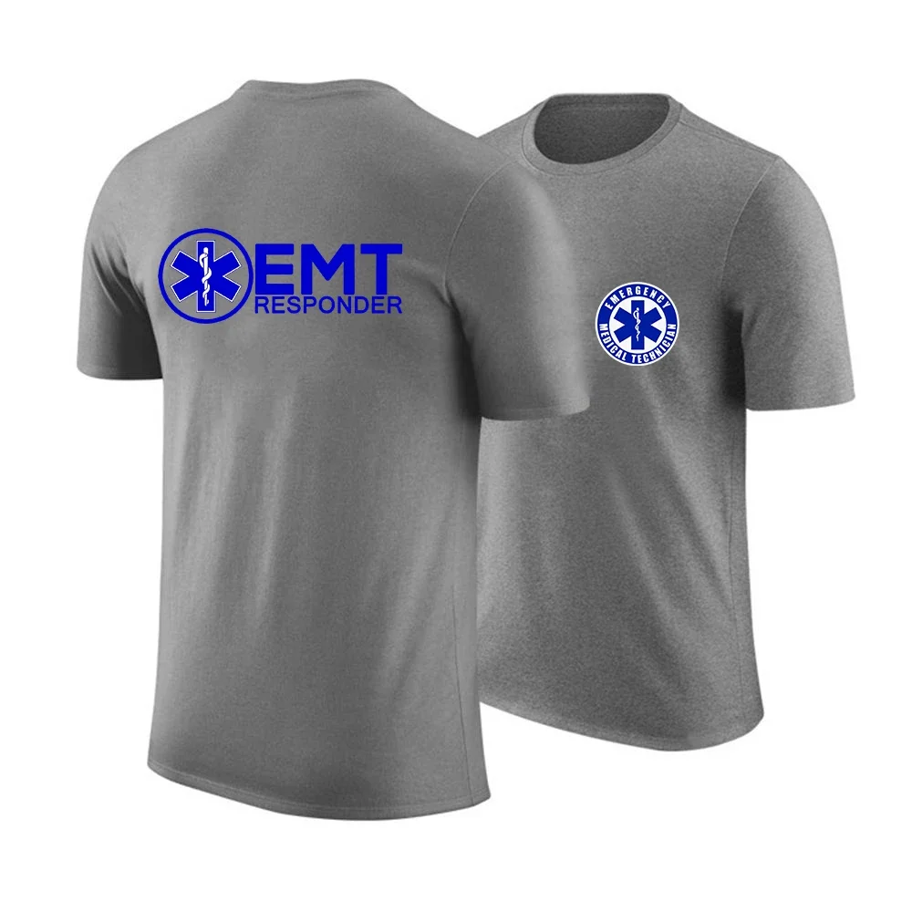 Летняя мужская быстросохнущая рубашка с коротким рукавом для экстренных людей