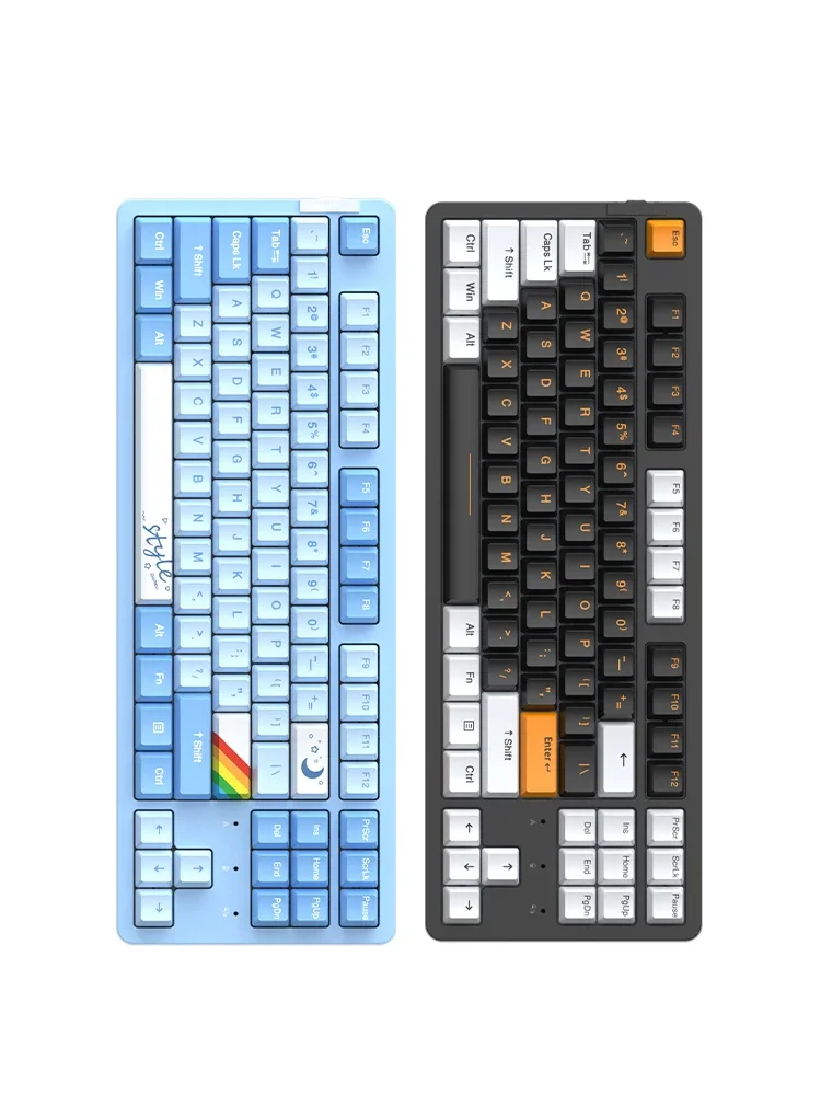 Daryou A87pro готовая Беспроводная механическая клавиатура три модели индивидуальный
