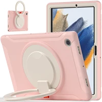 full body protection case for samsung galaxy tab a8 10 5 inch 2021 x200x205 tpu cover with 360 degree rotatable folding handle
