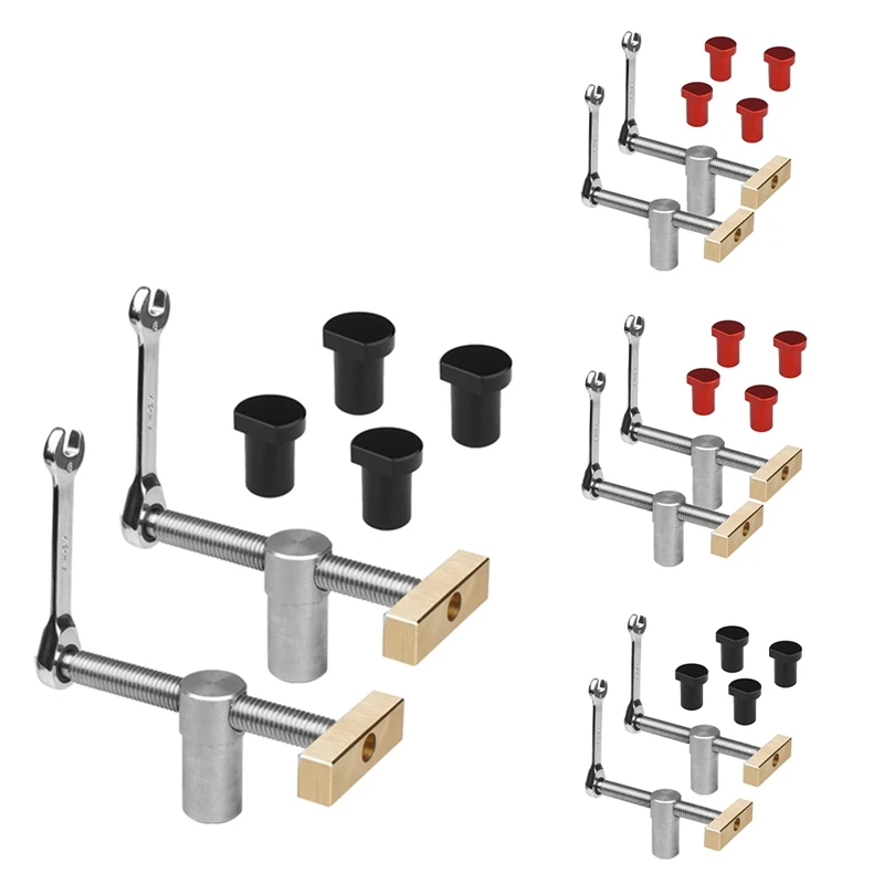 

Woodworking Bench Dog Clamps With Bench Dog Stop Sets, Clip Clamp Fixture Vise Benches Joinery Carpenter Tools
