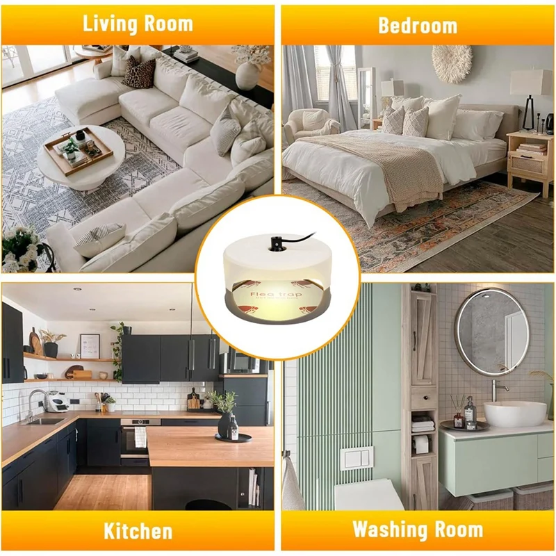 2 шт. блоховые ловушки для внутреннего дома ловушка насекомых в помещении с