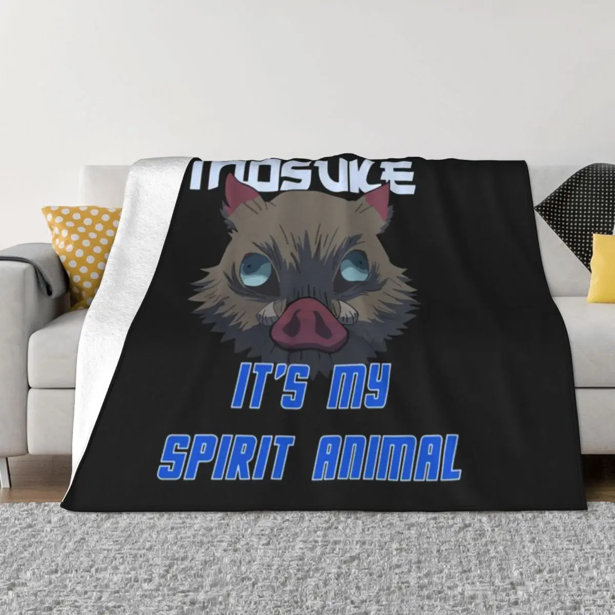 Inosuke It S My Spirit Animal Ультрамягкое одеяло из микрофлиса