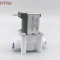 electric plastic solenoid valve 12v 24v 220v normal close 14 38 hose pipe quick conntection ro water reverse osmosis system
