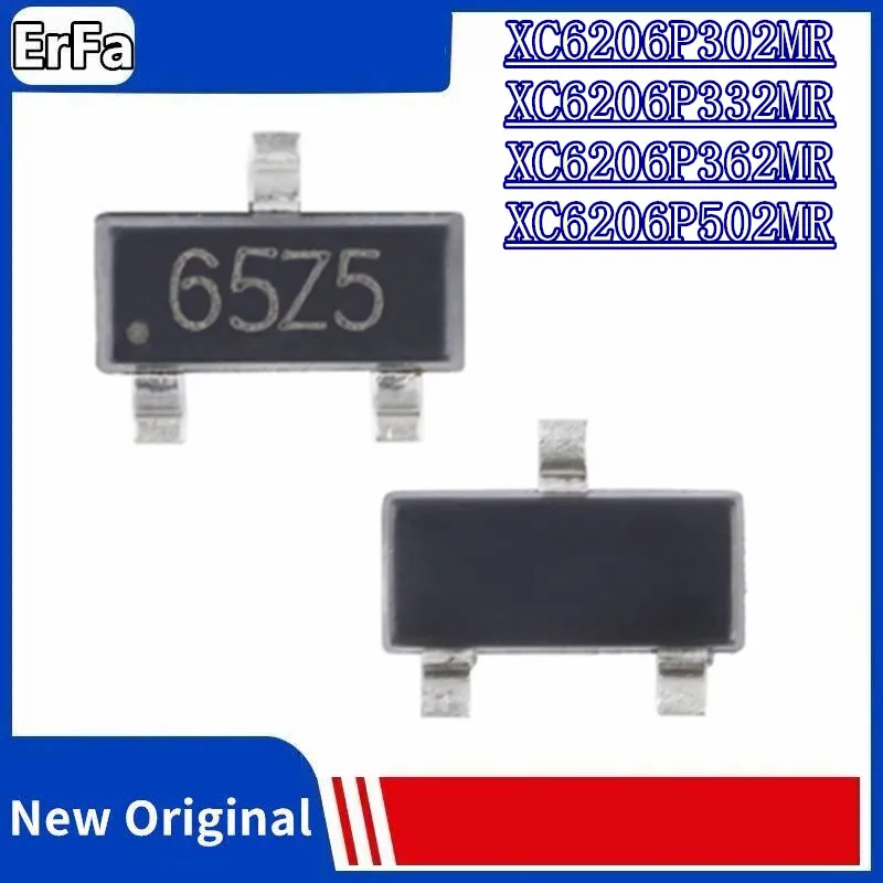 50 шт. XC6206P302MR 3,0 V 65Z * XC6206P332MR 3,3 V 662K XC6206P362MR 3,6 V 665K XC6206P502MR 5,0 V 66M * SOT23 65XB 65E9 65K5 65T5